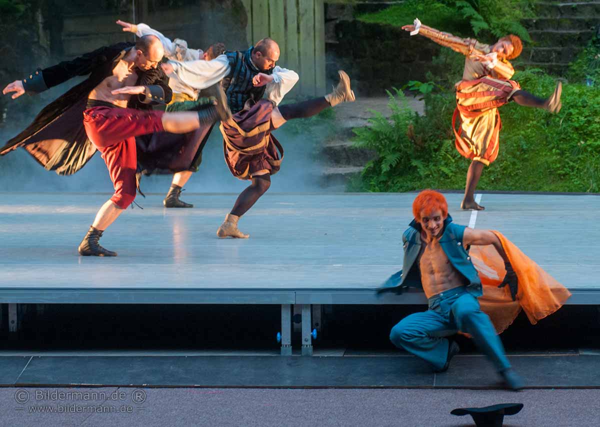 Ballett „Pucks Sommernachtsträume”, Felsenbühne Rathen, Landes Bühnen Sachsen (LBS) Radebeul